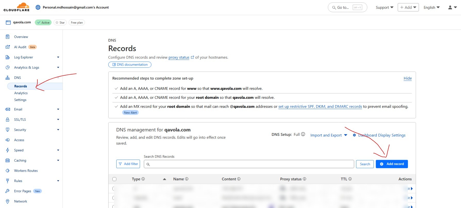 Add DNS Record