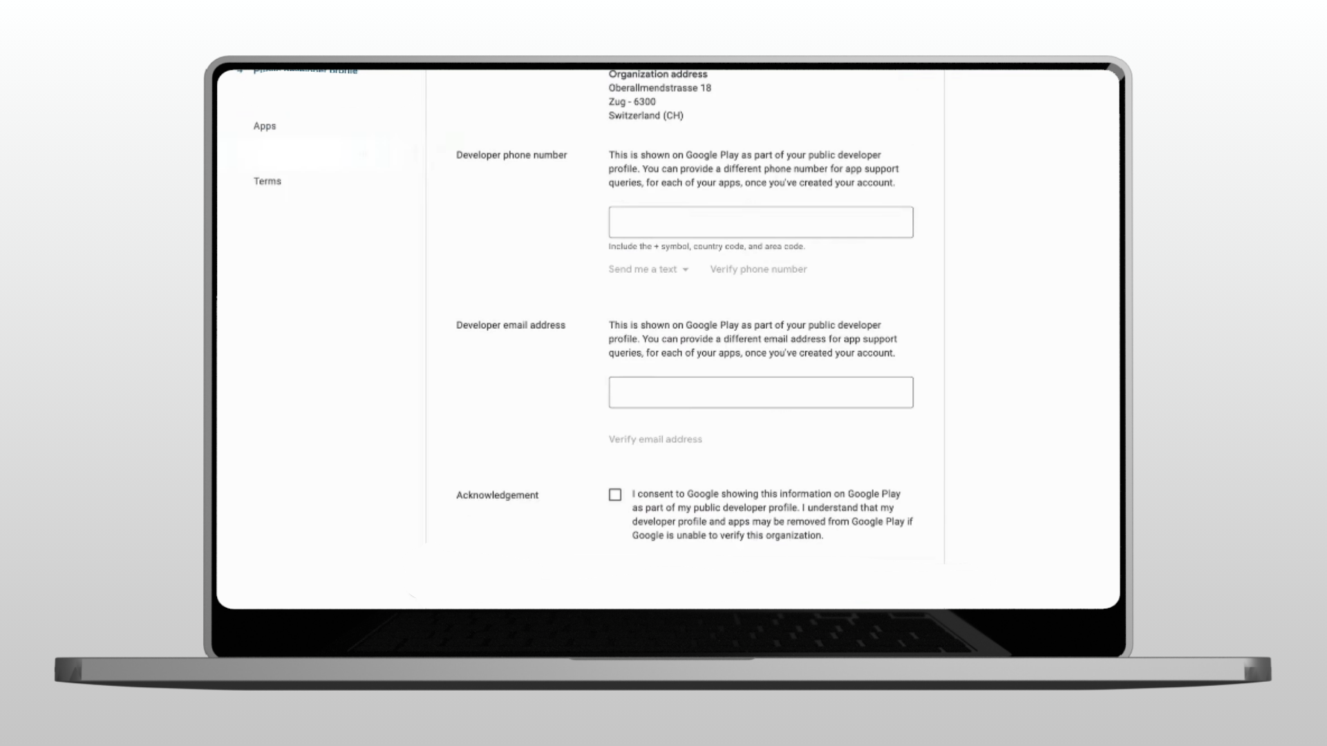 Public Developer Profile