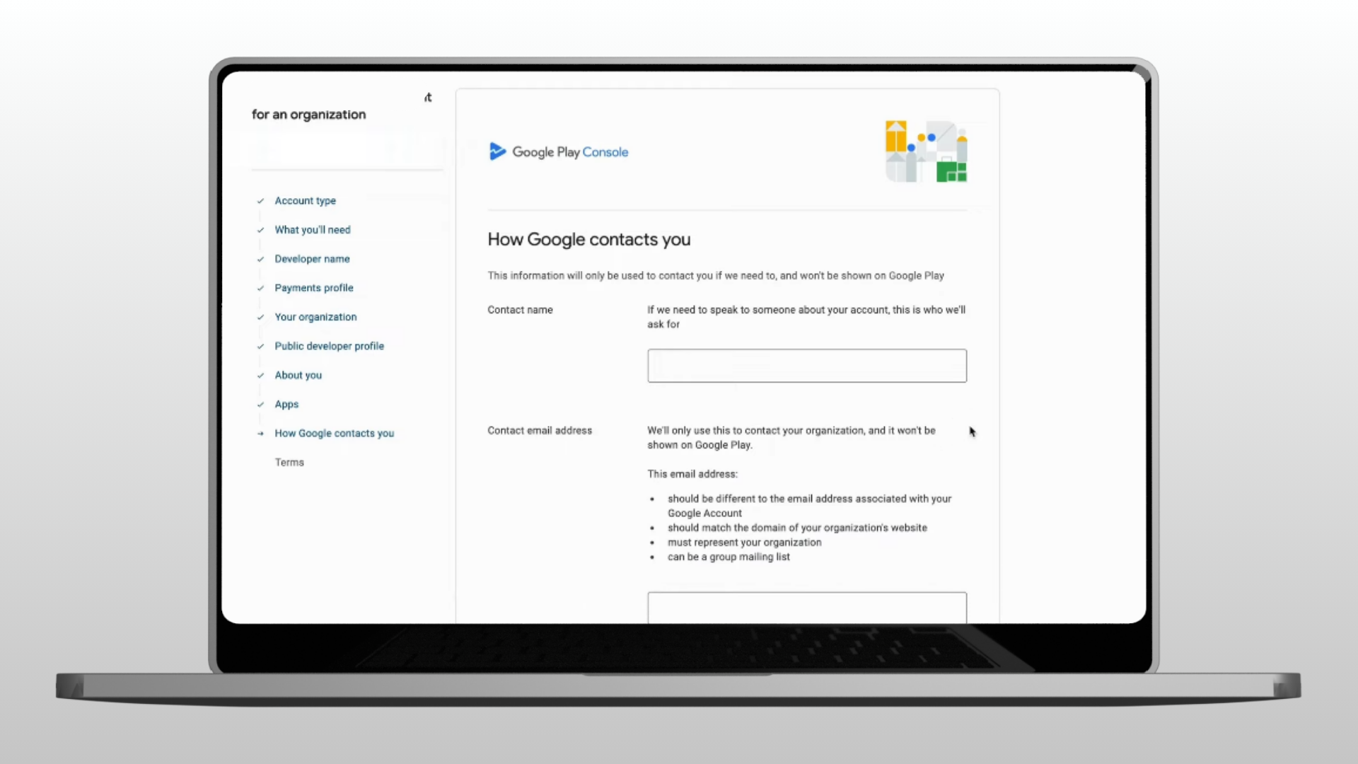 Google Contact Information